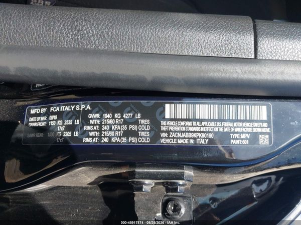 2019 JEEP RENEGADE LATITUDE FWD