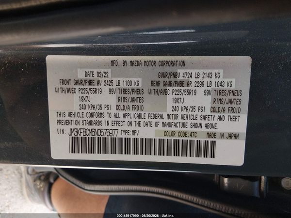 2022 MAZDA CX-5 2.5 S CARBON EDITION