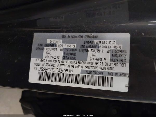 2023 MAZDA CX-5 2.5 TURBO SIGNATURE