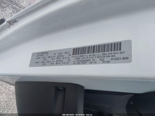 2017 RAM PROMASTER 1500 LOW ROOF 136 WB