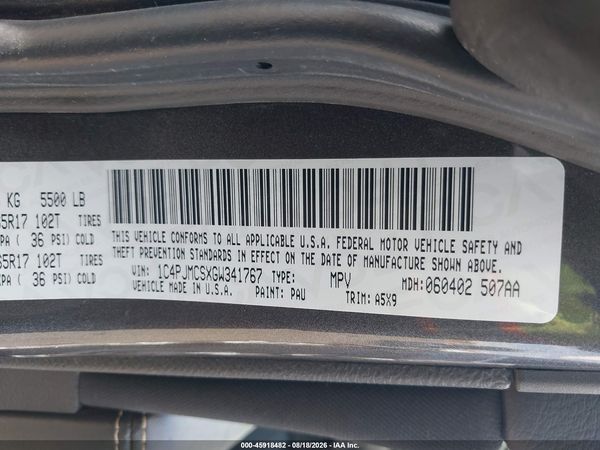 2016 JEEP CHEROKEE LATITUDE
