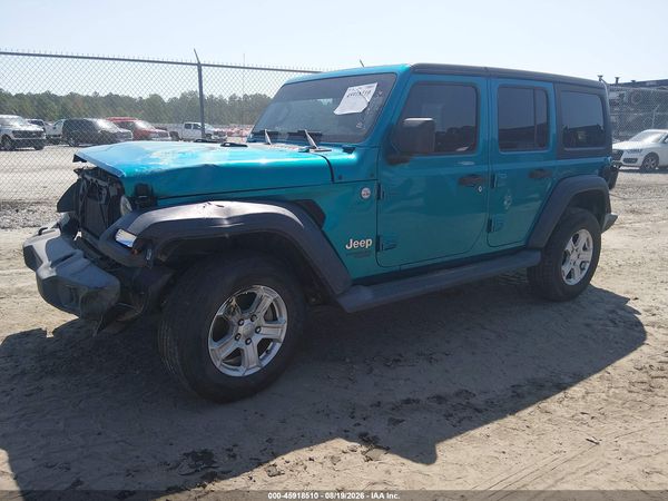 2019 JEEP WRANGLER UNLIMITED SPORT S 4X4