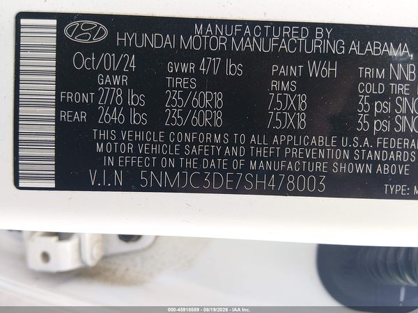 2025 HYUNDAI TUCSON SEL CONVENIENCE
