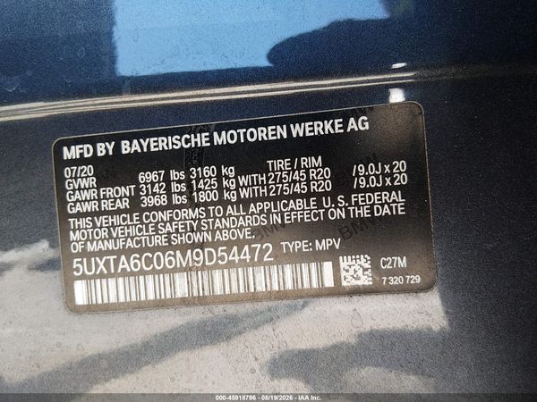 2021 BMW X5 PHEV XDRIVE45E