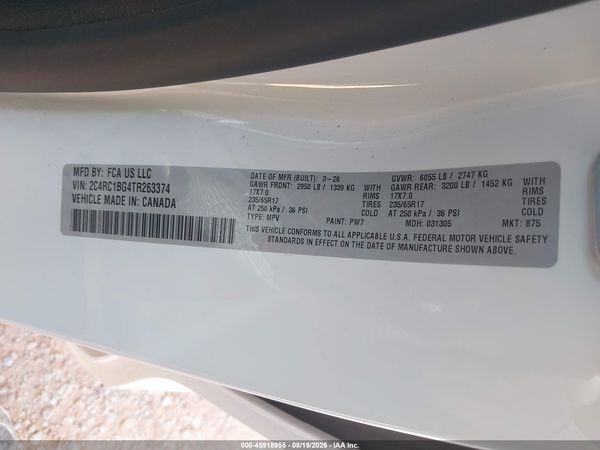 2026 CHRYSLER PACIFICA SELECT
