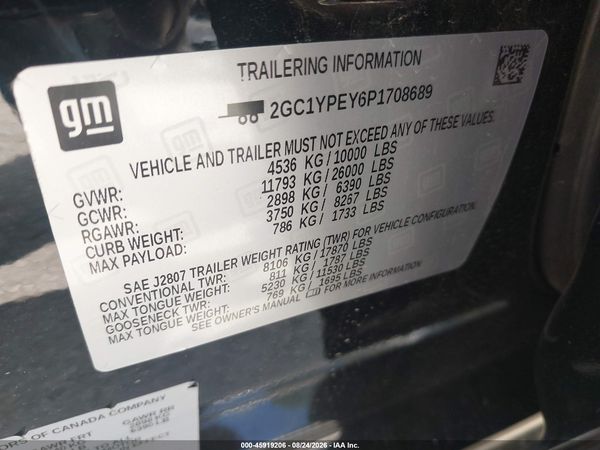 2023 CHEVROLET SILVERADO 2500HD 4WD  STANDARD BED LTZ — I9