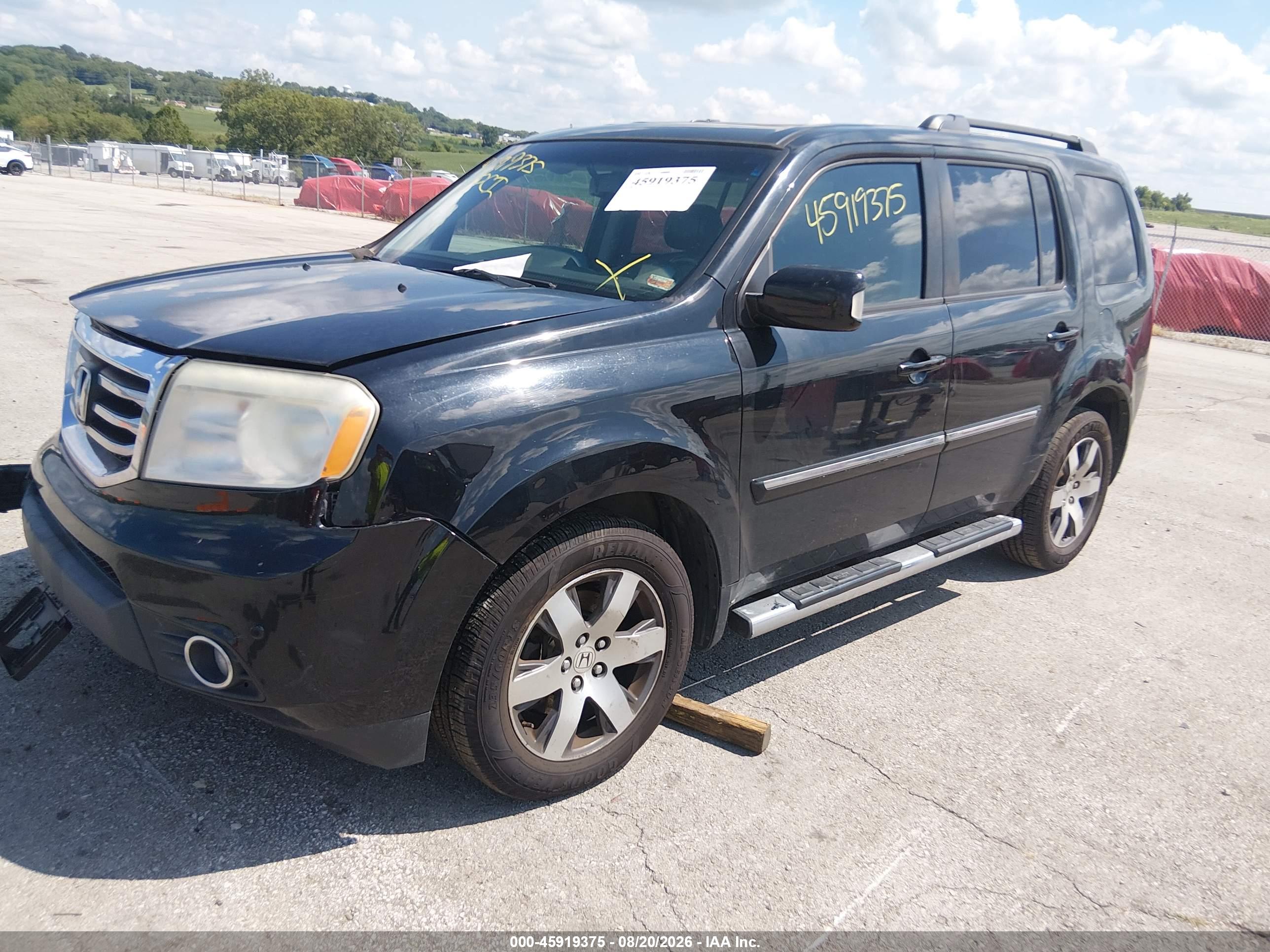 2012 HONDA PILOT TOURING — I2