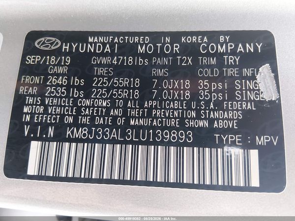 2020 HYUNDAI TUCSON ULTIMATE