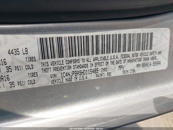 2017 JEEP PATRIOT SPORT