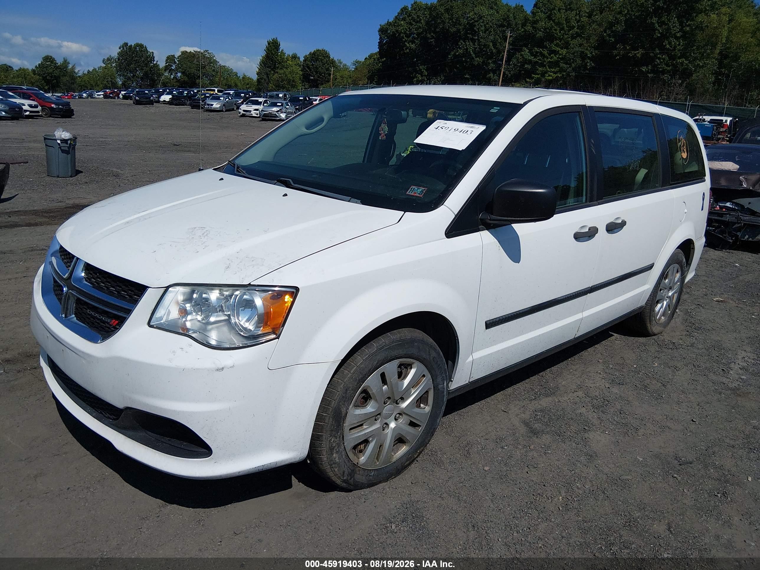 2016 DODGE GRAND CARAVAN AMERICAN VALUE PKG