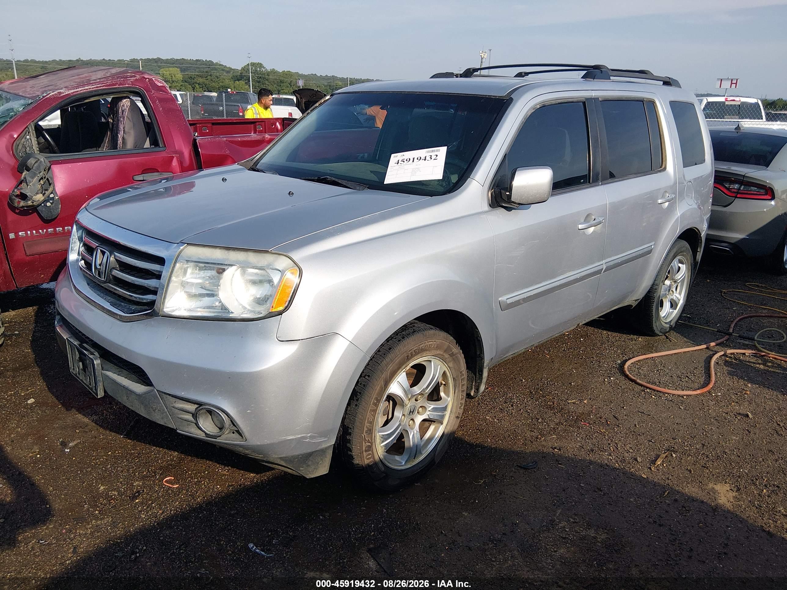 2012 HONDA PILOT EX — I2
