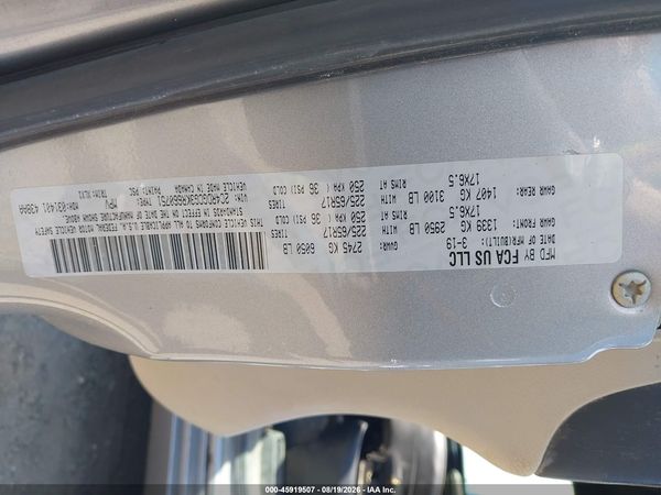 2019 DODGE GRAND CARAVAN SXT — I9