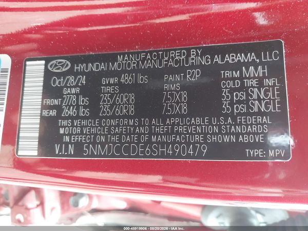 2025 HYUNDAI TUCSON SEL CONVENIENCE