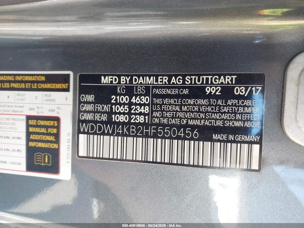 2017 MERCEDES-BENZ C 300 4MATIC