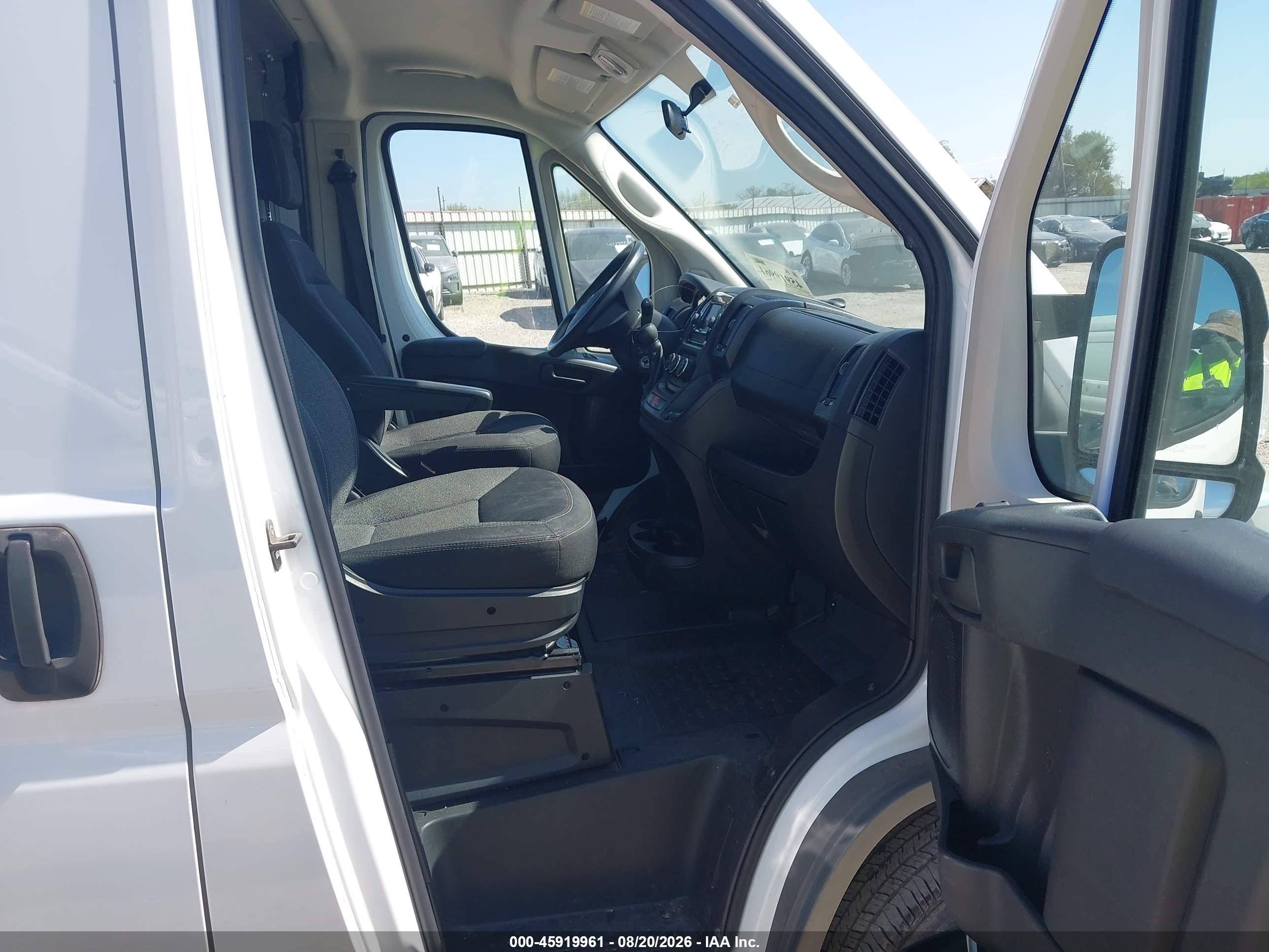 2018 RAM PROMASTER 2500 HIGH ROOF 159 WB