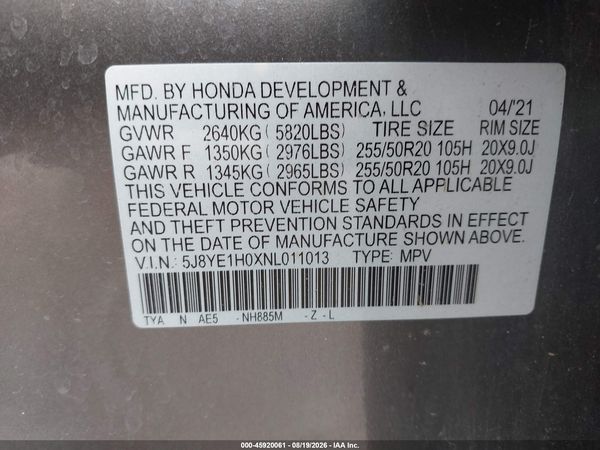 2022 ACURA MDX A-SPEC PACKAGE