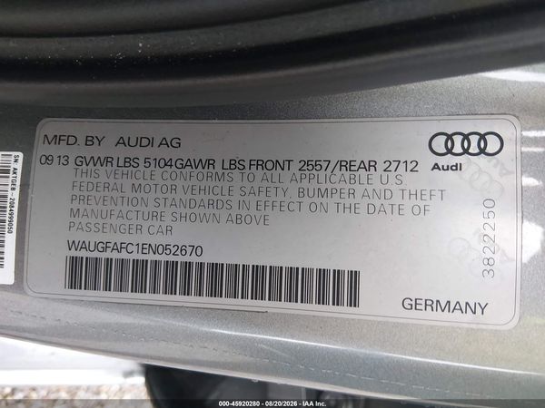 2014 AUDI A6 2.0T PREMIUM