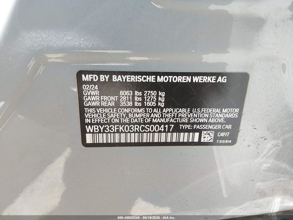 2024 BMW I5 EDRIVE40