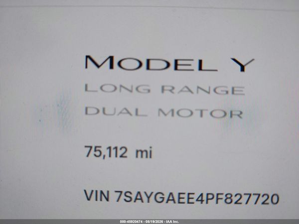2023 TESLA MODEL Y
