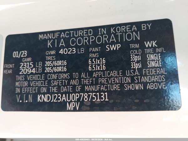 2023 KIA SOUL LX