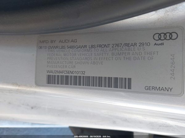 2014 AUDI A7 3.0 TDI PREMIUM PLUS