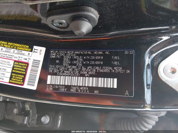 2023 TOYOTA HIGHLANDER LE