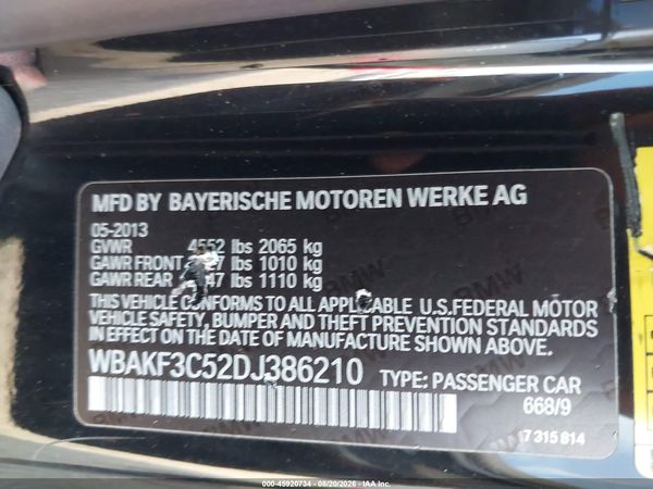 2013 BMW 328I XDRIVE