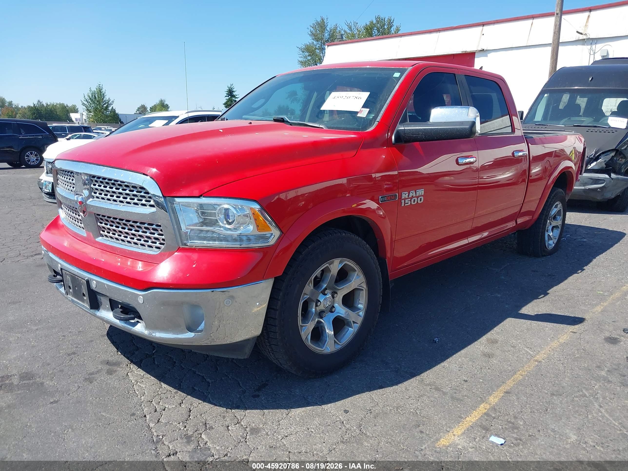 2016 RAM 1500 LARAMIE — I2