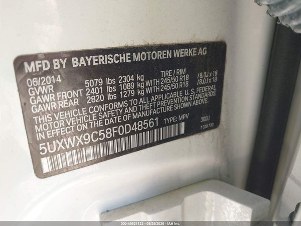 2015 BMW X3 XDRIVE28I