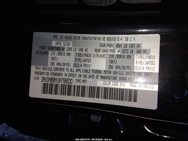 2025 MAZDA CX-30 2.5 S SELECT SPORT