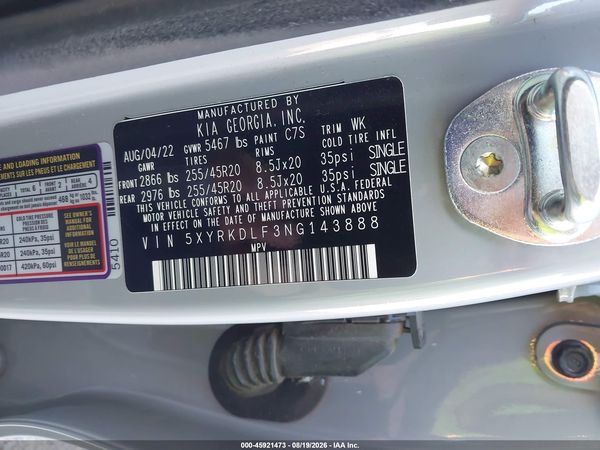 2022 KIA SORENTO X-LINE SX PRESTIGE