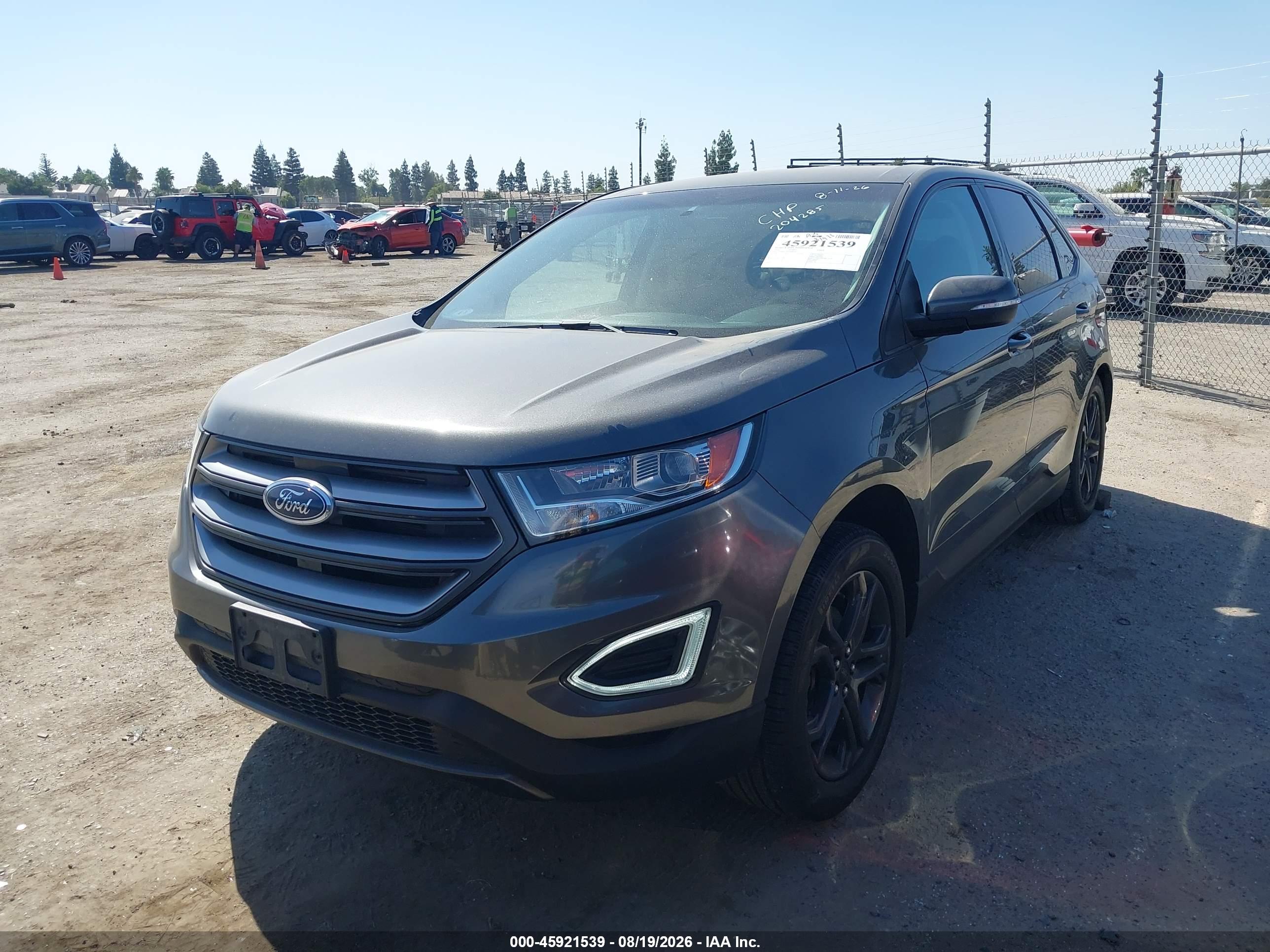 2018 FORD EDGE SEL — I2