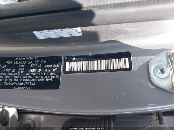2024 KIA FORTE GT-LINE