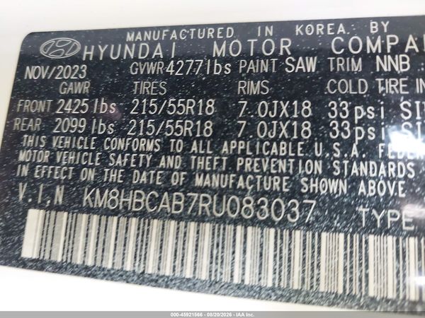 2024 HYUNDAI KONA SEL