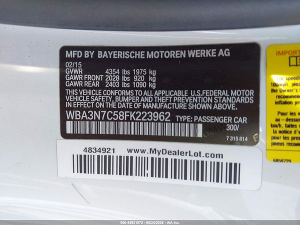 2015 BMW 428I