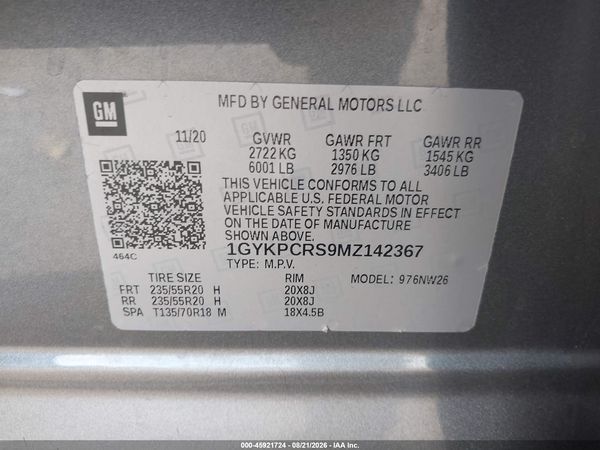 2021 CADILLAC XT6 FWD PREMIUM LUXURY