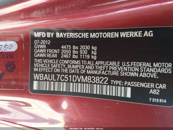 2013 BMW 128I