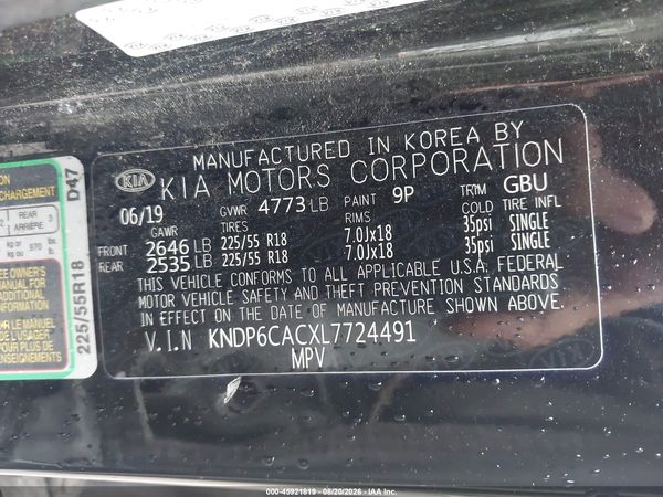 2020 KIA SPORTAGE S