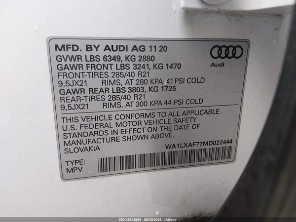 2021 AUDI Q7