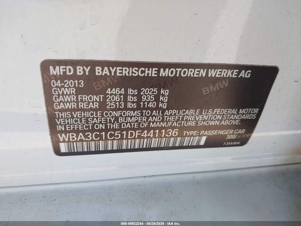 2013 BMW 328I