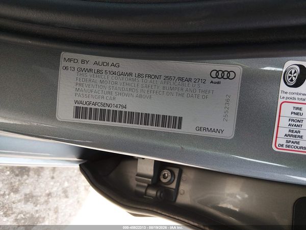 2014 AUDI A6 2.0T PREMIUM