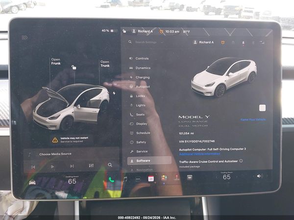 2020 TESLA MODEL Y