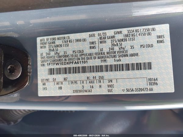 2023 FORD F-150 LARIAT