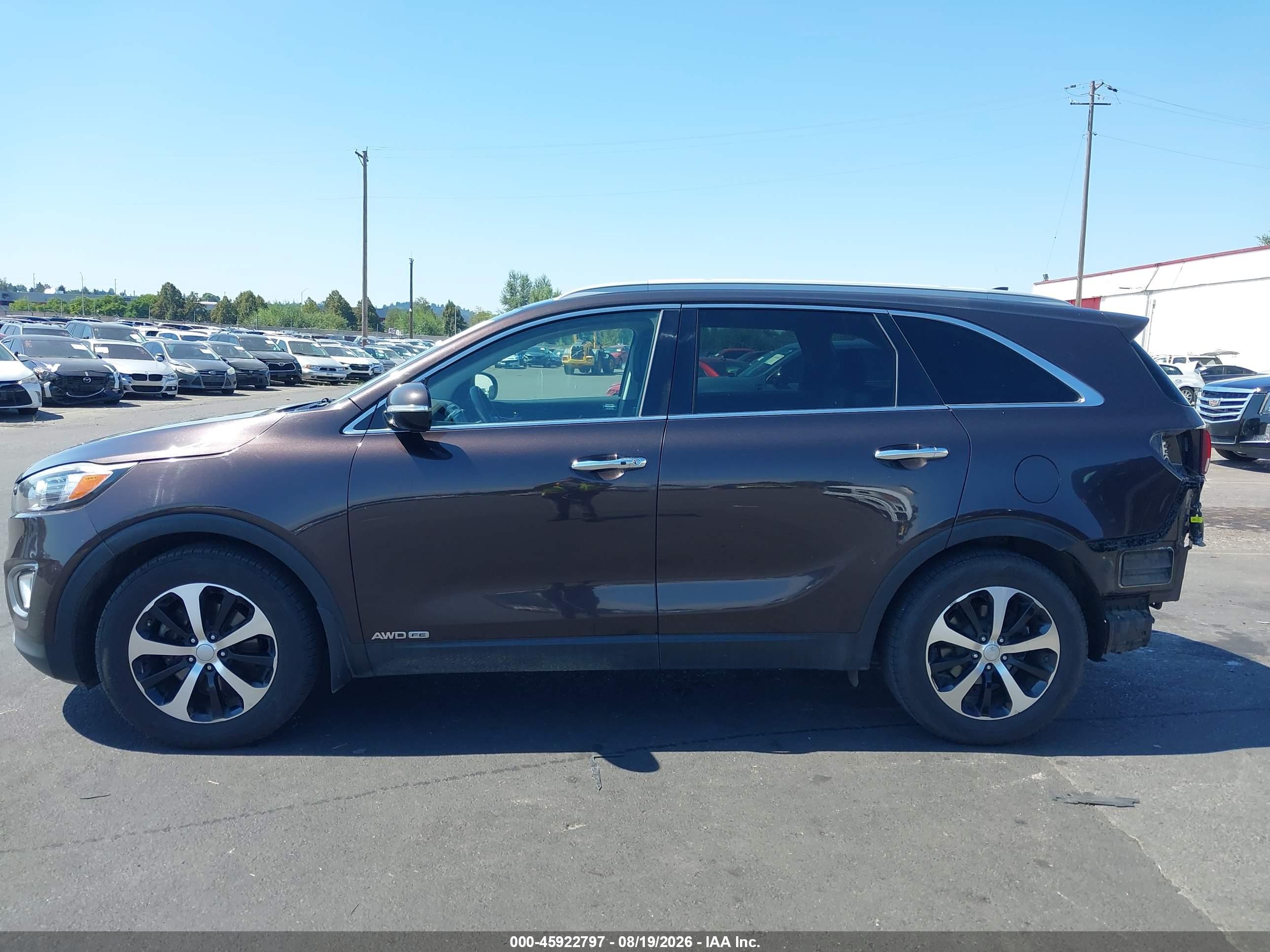 2016 KIA SORENTO 3.3L EX