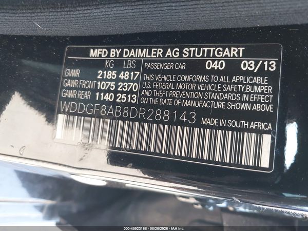 2013 MERCEDES-BENZ C 300 SPORT 4MATIC