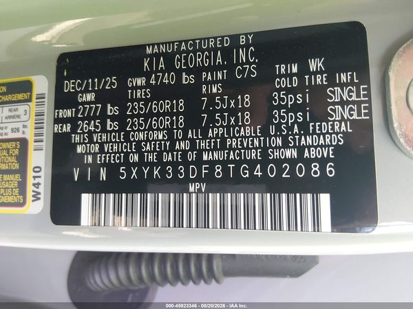 2026 KIA SPORTAGE EX — I9