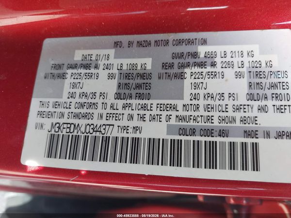 2018 MAZDA CX-5 GRAND TOURING