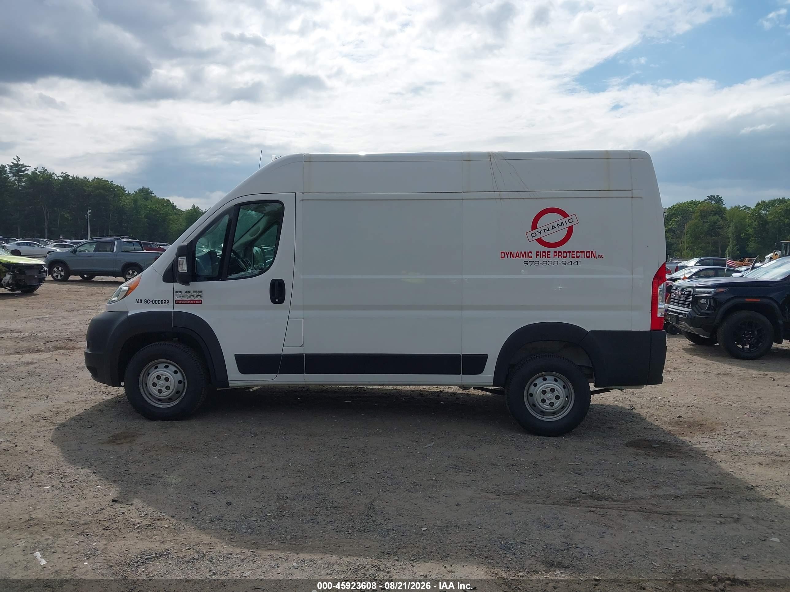 2020 RAM PROMASTER 2500 HIGH ROOF 136 WB