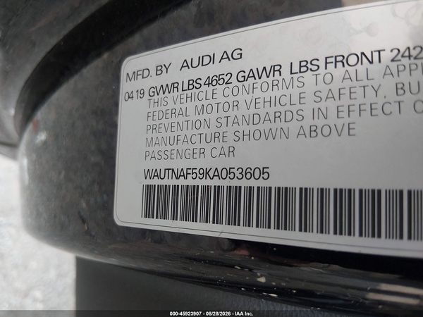 2019 AUDI A5 45 PREMIUM