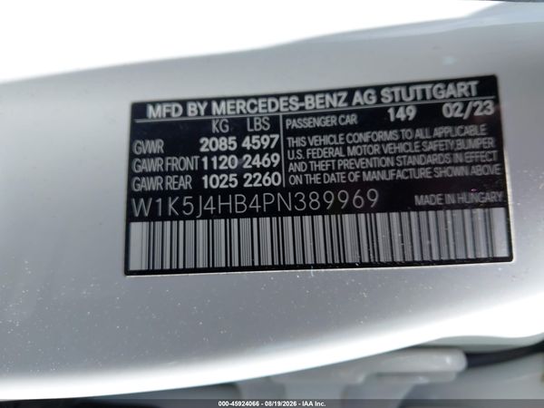 2023 MERCEDES-BENZ CLA 250 COUPE 4MATIC